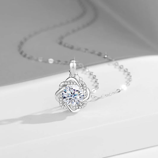 Star of David 3ct Moissanite Pendant Necklace for Women – Certified 925 Sterling Silver Jewelry, Trending 2024