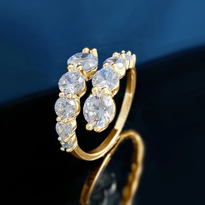 3.26cttw GRA-Certified Moissanite Sparkling Wedding & Engagement Band in 925 Sterling Silver